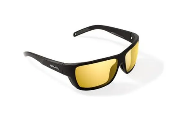 Bajio Rigolets Black Matte Yellow Mirror Glass