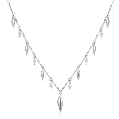 Vera Design - CAPE OF FEATHERS DIVINE - silfur CZ