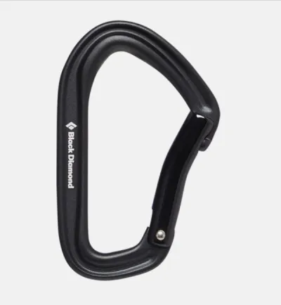 BD Carabiner Hotforge Bent Black