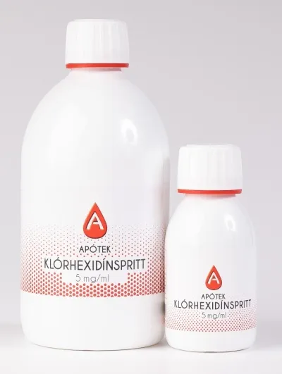 Apótek Klórhexidínlausn 2mg/ml 500ml
