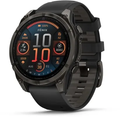 Garmin Fenix 8 47mm AMOLED Sapphire - Svart
