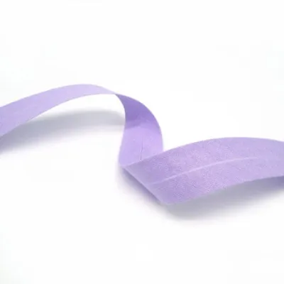 Skáband úr bómull (20mm – lavendar – 5m kort)