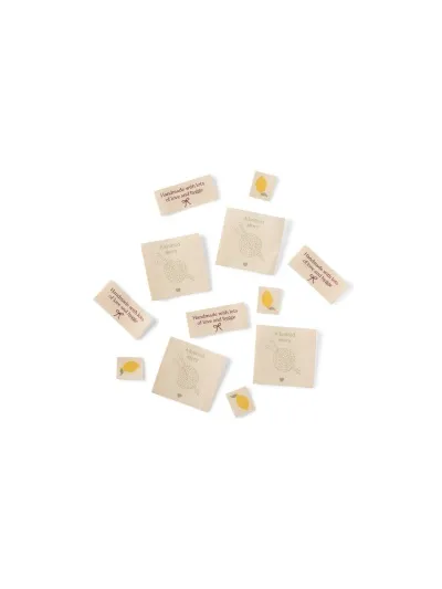 Ofnir merkimiðar fyrir prjón