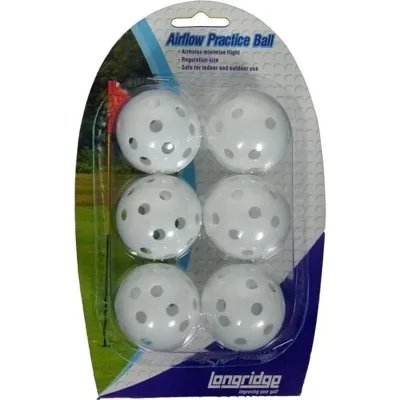 Longridge White Airflow Balls 6 Pack