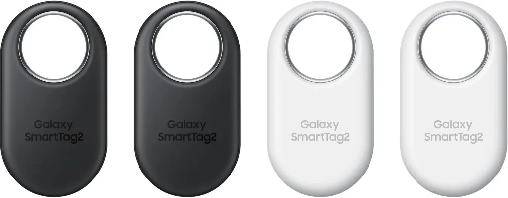 Samsung Galaxy SmartTag2 - Svart/Hvítt 4 stykki 