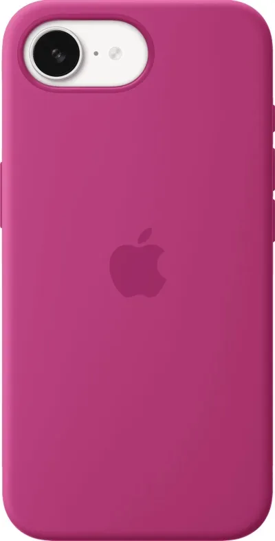 Apple iPhone 16e sílikon hulstur - Fuchsia