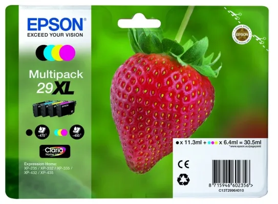 Epson T2996 XL Multi Pack 4 hylki 30,5 ml