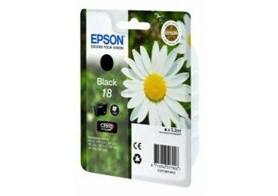 Epson T1801 Black/Svart Blek 5,2ml 175bls