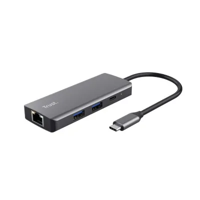 Trust Dalyx 6-í-1 USB-C Tengikví með 4K skjátengi