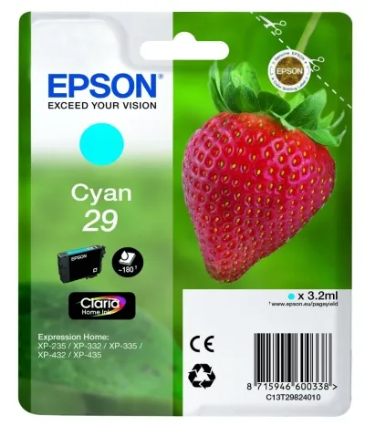 Epson T2982 Cyan/Blátt blek 3,2 ml