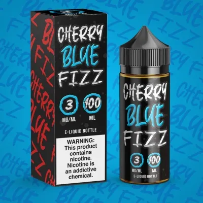 Cherry Blue Fizz 100ML - 6mg - (salt) - 2 skot