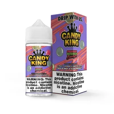Candy King & Cookie King 100ML - Strawberry Watermelon bubblegum / 0mg - ekkert skot
