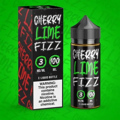 Cherry Lime Fizz 100ML - 0mg - ekkert skot