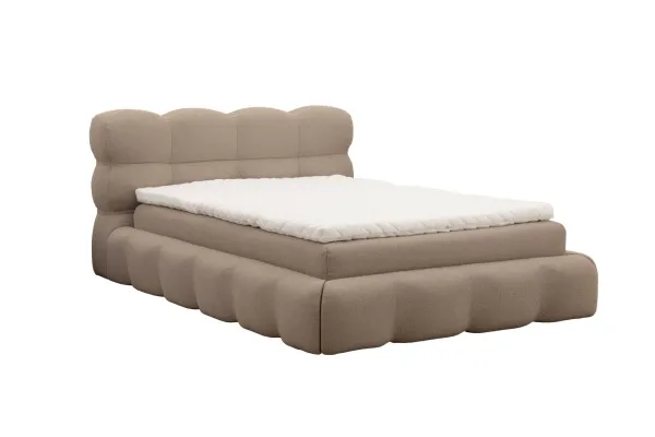 Natural cloud rúm 120cm dýna - Beryl Aluminum