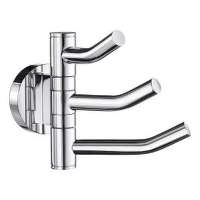 Snagi þrefaldur m. snúning Smedbo Home pússað króm