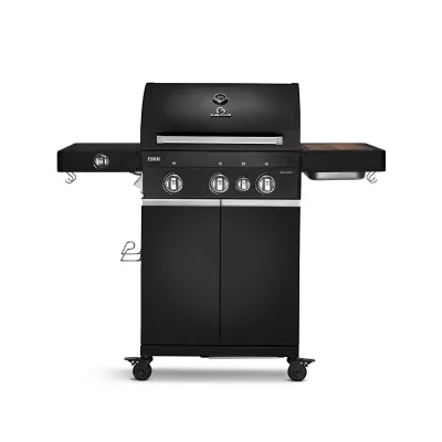 FRED | 3-burner gas barbecue Deluxe Series 3 Black