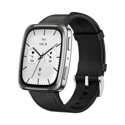 Amazfit Active 2 snjallúr, Black Leather