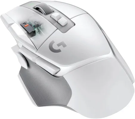 Logitech G502 X Lightspeed þráðlaus leikjamús - Hvít 