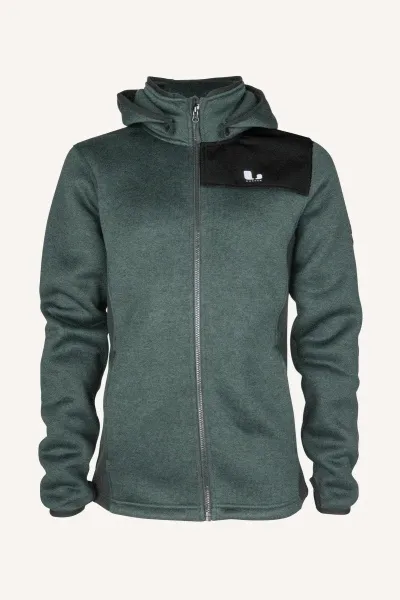 BORMIO flíspeysa Dark Mint - Karla - Large