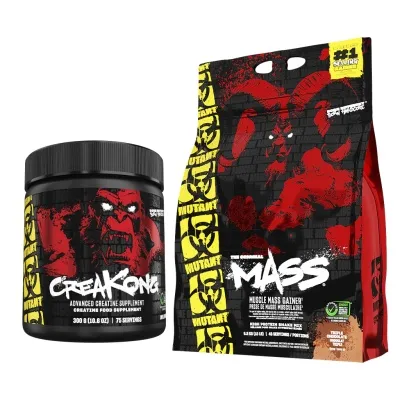 FRÍTT KREATÍN MEÐ MUTANT MASS! - Strawberry & Banana