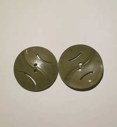 Tölur - grænar 28mm og 33 mm - 28mm