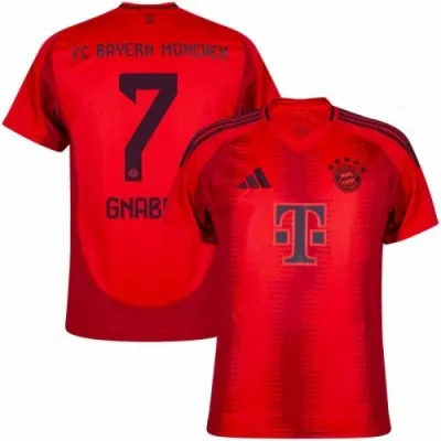 Merkt Bayern Munchen Home 24/25 Treyja. OFFICIAL MERKING: GNABRY 7 - L