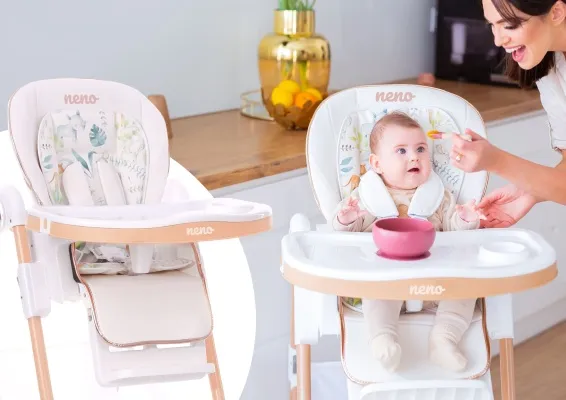 Ömmu og matarstóll - Neno Sedi - Ivory White