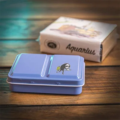 Roman Szmal: Aquarius watercolour box set of 4 half pans – P4900oznan limited edition