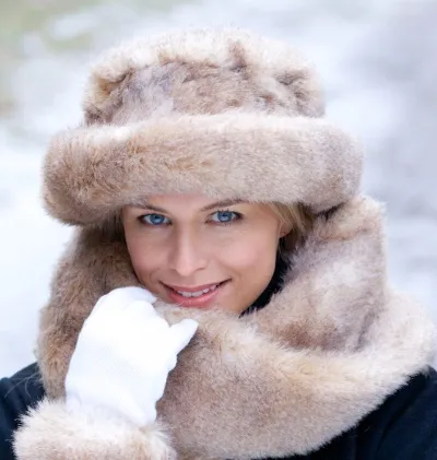 Faux Fur – Josephine Brim Hat