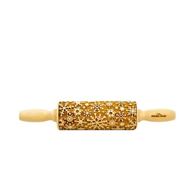 mynstrað kökukefli, frostrósir