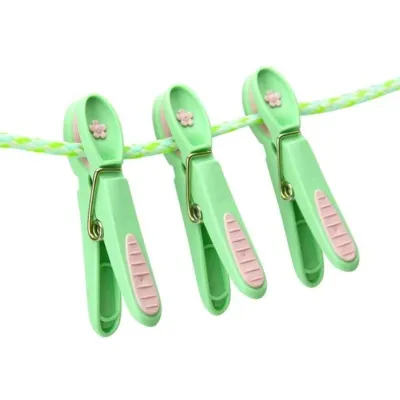 Þvottaklemma - mint/pink