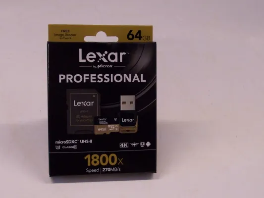 Lexar Professional 64GB micro SD minniskort