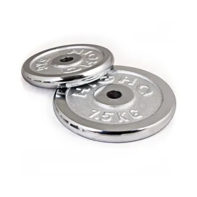 Lóðaplötur Króm 50kg Sett  (4X 5kg og 4 x 7,5kg)