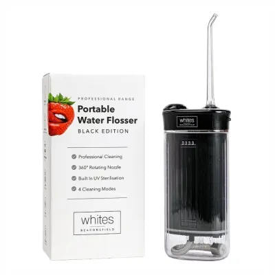 WHITES BEACONSFIELD PORTABLE WATER FLOSSER BLACK