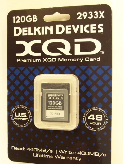 Delkin Devices XQD 120 GB minniskort
