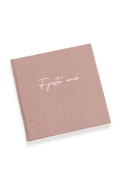 Fyrsta árið - Minningabók - Bleik