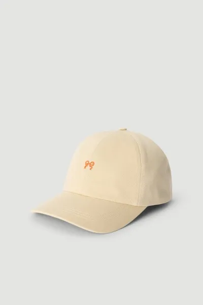Soulland Classic Bow Cap, Yellow Beige - One Size