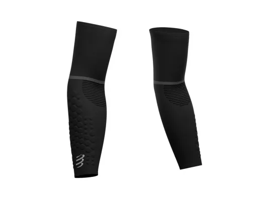 Compressport Armforce Ultralight Armsleeves - Unisex - Black/Steel Grey / T1 (30-34)
