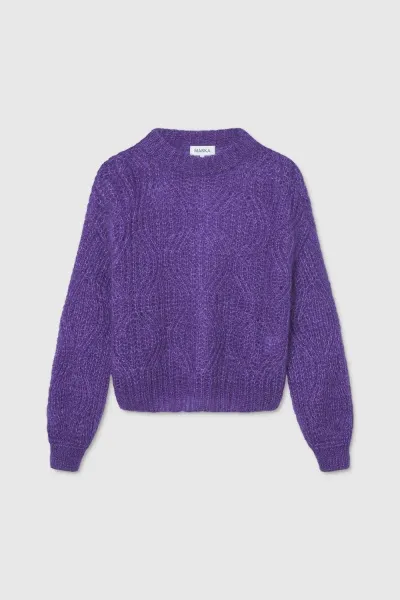 DOVE LACE KNITMOHAIR SILKI PEYSA LUPIN LILAC - S
