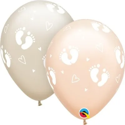 Tásublöðrur (2 litir) 30 cm - Kremuð