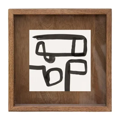 Caja myndarammi – Mangó viður – 23cm x 23cm