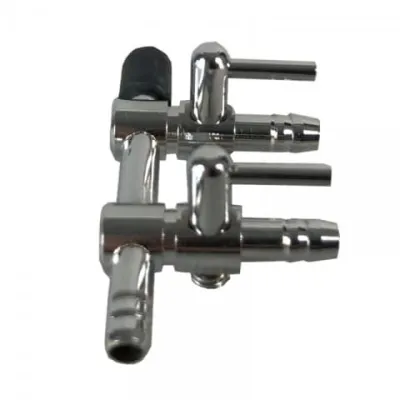 málm krani 2 úttök