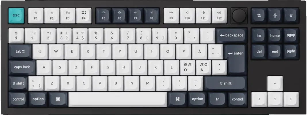 Keychron Q3 Max þráðlaust leikjalyklaborð - Svart