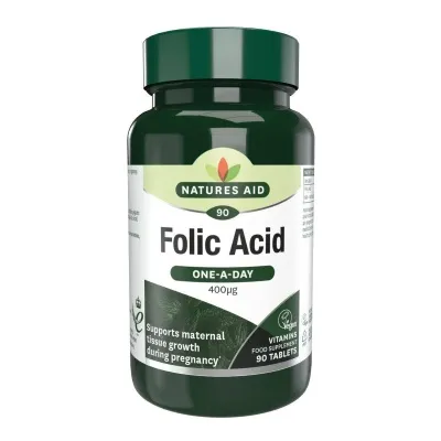 Natures Aid Folic Acid 90 töflur