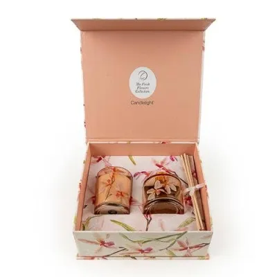 CANDLELIGHT - Ilmkerti Gjafabox Violet-Iris