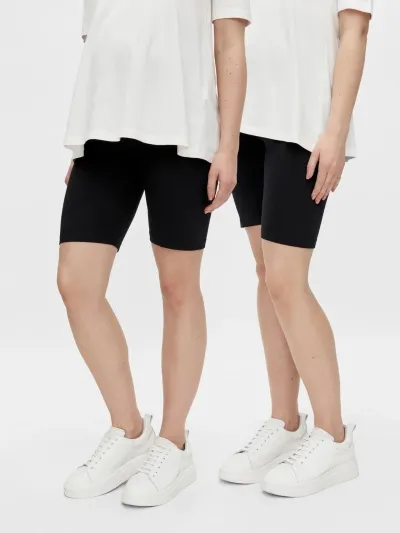Mamalicous Sanni Hljólabuxur 2-pack black