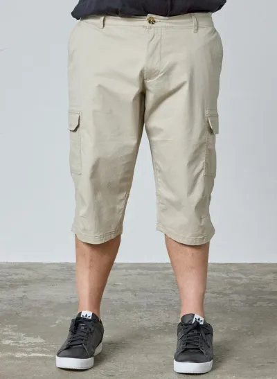 Lattitude Cargo Kvartbuxur - Sand / 4X TALL