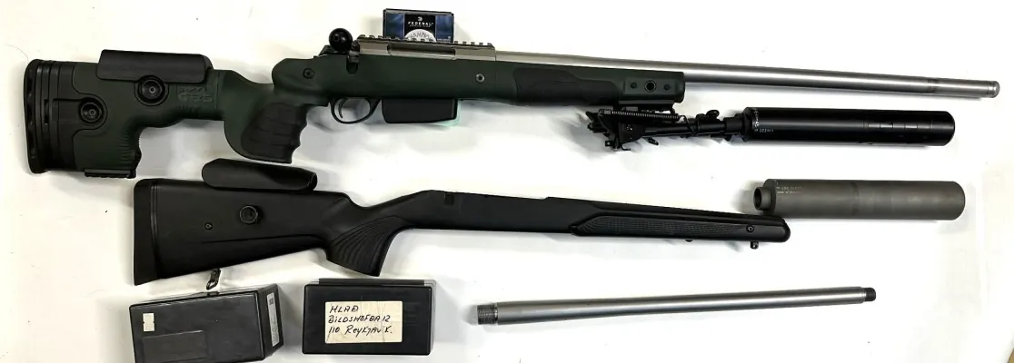 Tikka cal 6-284 , GRS skefti hlaup 6-284 deyfðar skot