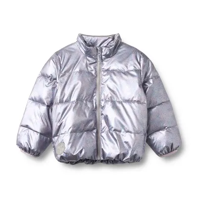 Úlpa - Puffer - Ulle - Silver Sky Flower - 104/4y