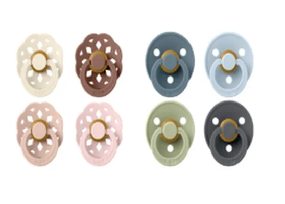 BIBS - Pacifier Boheme &amp; Colour 2x 4 PACK - Size 2